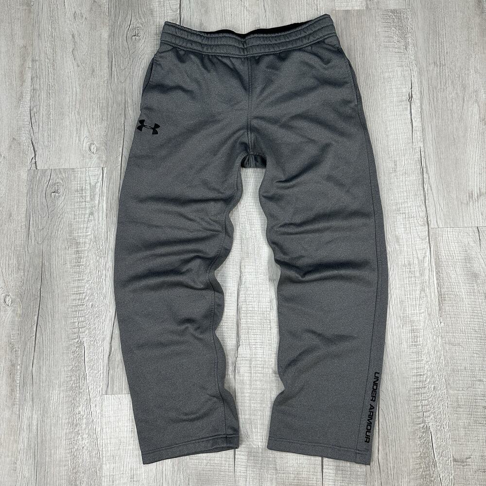 Under Armour Sweatpants Mens Medium Gray UA Storm Fleece Lined Joggers Athletic